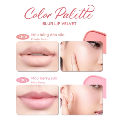Son Kem Cats Lab Blur Lip Velvet 2.5g - Chất Lì Mềm Mịn, Dễ Tán, Giá 200.000 VND (Giảm từ 250.000) 8 Son Kem Cats Lab Blur Lip Velvet 2.5g - Chất Lì Mềm Mịn, Dễ Tán, Giá 200.000 VND (Giảm từ 250.000) 8