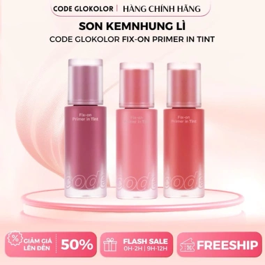 Son kem Glokolor Fix-on Primer in Tint - Bóng căng, bền màu, giá chỉ 185.000 VND