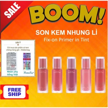 Son kem Glokolor Fix-on Primer in Tint - Bóng căng, bền màu, giá chỉ 185.000 VND 2 Son kem Glokolor Fix-on Primer in Tint - Bóng căng, bền màu, giá chỉ 185.000 VND 2