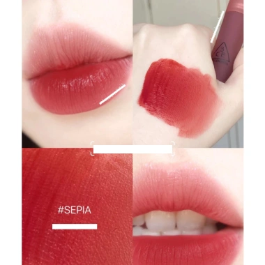 Son Kem Lì 3CE Blur Water Tint Sepia - Laydown Nhập Khẩu Chính Hãng - Giá chỉ 346.000 VND 4 Son Kem Lì 3CE Blur Water Tint Sepia - Laydown Nhập Khẩu Chính Hãng - Giá chỉ 346.000 VND 4
