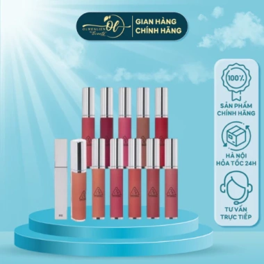 Son kem lì 3CE Hazy Lip Clay 4g Bạc Whipred No Regrets Cherry Fluff Typegirl Giá 389.000 VND