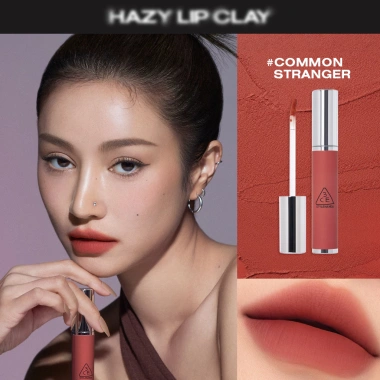 Son kem lì 3CE Hazy Lip Clay 4g Bạc Whipred No Regrets Cherry Fluff Typegirl Giá 389.000 VND