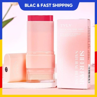 Son kem lì 6 màu TVLV Matte Solid Blush Stick 20g nude tự nhiên, chống nước, dùng nhiều lần, Giá 89.452₫