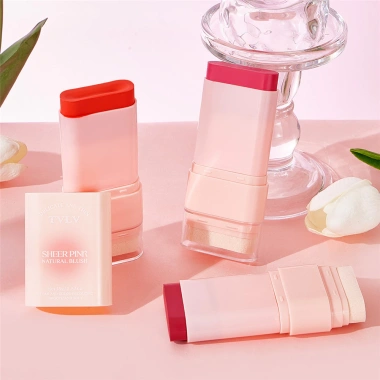 Son kem lì 6 màu TVLV Matte Solid Blush Stick 20g nude tự nhiên, chống nước, dùng nhiều lần, Giá 89.452₫