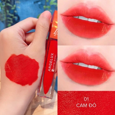 Son Kem Lì ANGELUX 2.022 công nghệ Màng Khóa Chống Thấm Chống Trôi Cam Da Nude Số 1 Việt Nam Giá 120.000 VNĐ 8 Son Kem Lì ANGELUX 2.022 công nghệ Màng Khóa Chống Thấm Chống Trôi Cam Da Nude Số 1 Việt Nam Giá 120.000 VNĐ 8