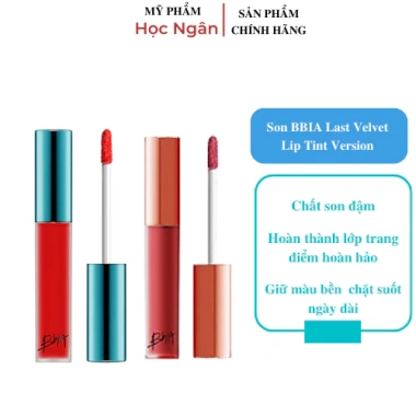 Son kem lì Bbia không trôi Hàn Quốc Last Velvet 02-12-25-38-39 - Giá 200k (giảm từ 258k)