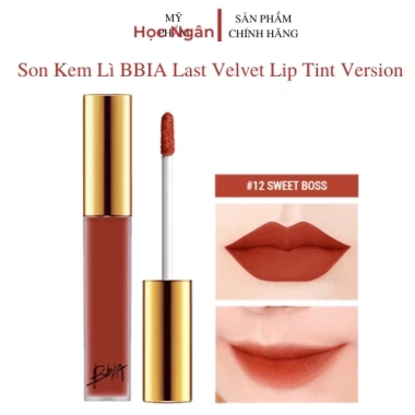 Son kem lì Bbia không trôi Hàn Quốc Last Velvet 02-12-25-38-39 - Giá 200k (giảm từ 258k)