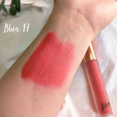Son kem lì Bbia Last Velvet Lip Tint 17 More Pleasant - Màu cam san hô, chính hãng, giá 143.000₫ 2