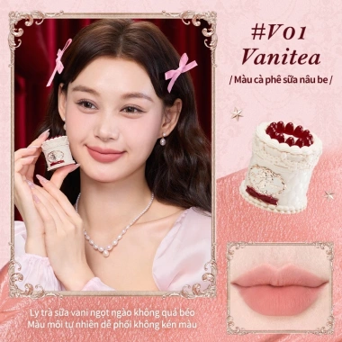 Son Kem Lì Flower Knows Strawberry Cupid 5ml - Son Bùn Nhung, Giá 385.000₫