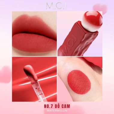 Son kem lì Lollipops Cotton Candy MOI Cosmetics Hồ Ngọc Hà - Giá chỉ 249.000đ (Giảm từ 301.290đ)