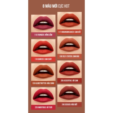 Son Kem Lì Maybelline NY Superstay Matte Ink 5ml - Bền Màu, Giá 278.000₫ giảm từ 336.380₫
