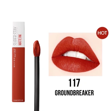 Son Kem Lì Maybelline NY Superstay Matte Ink 5ml - Bền Màu, Giá 278.000₫ giảm từ 336.380₫