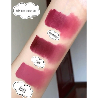 Son kem lì mềm mịn Sunnies Face 9 màu mới - Giá chỉ 275.000đ, ưu đãi đặc biệt 9 Son kem lì mềm mịn Sunnies Face 9 màu mới - Giá chỉ 275.000đ, ưu đãi đặc biệt 9