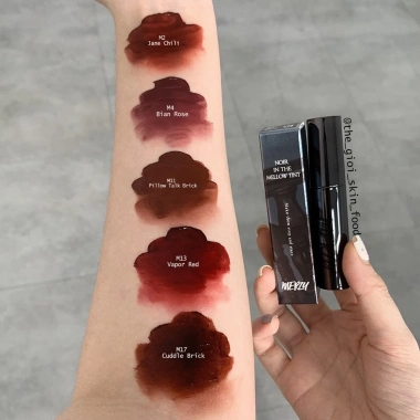 Son Kem Lì Merzy Hàn Quốc Mịn Mướt Tôn Da Noir 4g Giá 174.000đ ThegioiSkinfood 6 Son Kem Lì Merzy Hàn Quốc Mịn Mướt Tôn Da Noir 4g Giá 174.000đ ThegioiSkinfood 6