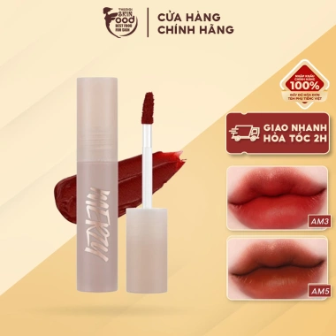 Son Kem Lì Merzy Lâu Trôi Academia Mellow Tint 4g Lên Màu Chuẩn 184k Skinfood Son Kem Lì Merzy Lâu Trôi Academia Mellow Tint 4g Lên Màu Chuẩn 184k Skinfood