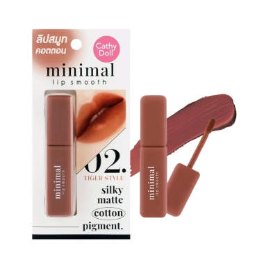 Son Kem Lì Minimal Cathy Doll 2.7g – Mỏng Mịn, Che Phủ Khuyết Điểm Môi, 124.000₫
