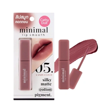 Son Kem Lì Minimal Cathy Doll 2.7g – Mỏng Mịn, Che Phủ Khuyết Điểm Môi, 124.000₫