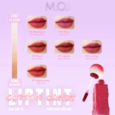 Son kem lì MOI LOLLIPOPS - Son tint Hồ Ngọc Hà, giảm giá chỉ 249.000 VND
