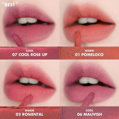 Son Kem Lì Romand Blur Fudge Tint 5g - Mịn Môi, Lên Màu Chuẩn, Giá Ưu Đãi 215k