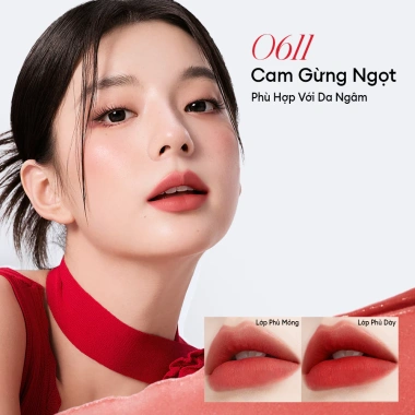 Son Kem Lì Velvet COLORKEY 3g Mịn Nhẹ, Lên Màu Chuẩn, Không Lem, Giá chỉ 209.000₫