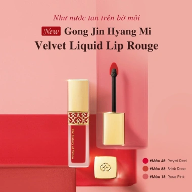 Son Kem Lì Whoo Velvet Liquid Lip Rouge - Đẳng Cấp Sang Trọng, Giá Ưu Đãi 550k