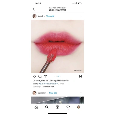 Son Kem Lì Whoo Velvet Liquid Lip Rouge - Đẳng Cấp Sang Trọng, Giá Ưu Đãi 550k