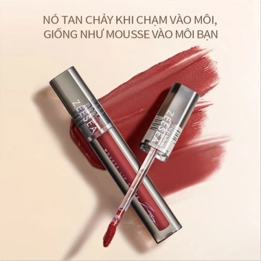 Son Kem Lì ZEESEA Mousse Lip Glaze Nhung Mịn 1.8g Giá chỉ 88.000₫