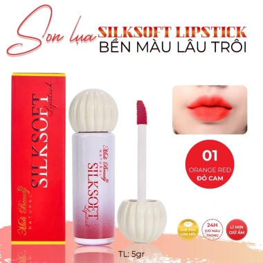 Son Kem Lụa Lì Silksoft Cọ Gương Soi, Bền Màu Không Lem Giữ Ẩm Giá 65.000 VND
