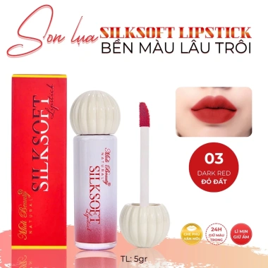 Son Kem Lụa Lì Silksoft Cọ Gương Soi, Bền Màu Không Lem Giữ Ẩm Giá 65.000 VND