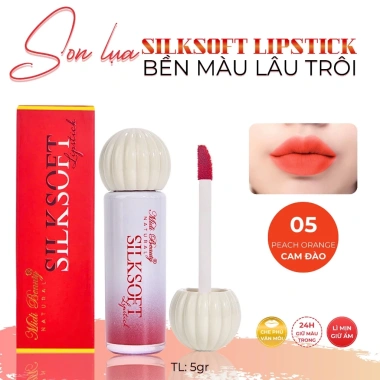 Son Kem Lụa Lì Silksoft Cọ Gương Soi, Bền Màu Không Lem Giữ Ẩm Giá 65.000 VND 10 Son Kem Lụa Lì Silksoft Cọ Gương Soi, Bền Màu Không Lem Giữ Ẩm Giá 65.000 VND 10