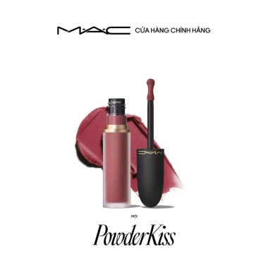 Son kem MAC Powder Kiss Lip & Cheek Mousse - Bền màu 10h, ẩm mịn, chỉ 880k