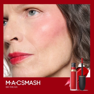 Son kem MAC Powder Kiss Lip & Cheek Mousse - Bền màu 10h, ẩm mịn, chỉ 880k