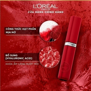 Son kem mịn lì nhẹ môi LOreal Paris Matte Resistance 5ml 16H lâu trôi 289.000đ 4 Son kem mịn lì nhẹ môi LOreal Paris Matte Resistance 5ml 16H lâu trôi 289.000đ 4