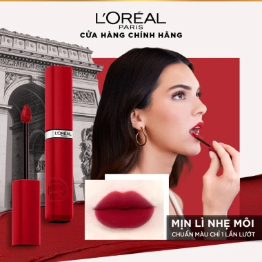 Son kem mịn lì nhẹ môi LOreal Paris Matte Resistance 5ml 16H lâu trôi 289.000đ 5 Son kem mịn lì nhẹ môi LOreal Paris Matte Resistance 5ml 16H lâu trôi 289.000đ 5