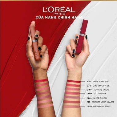 Son kem mịn lì nhẹ môi LOreal Paris Matte Resistance 5ml 16H lâu trôi 289.000đ 9 Son kem mịn lì nhẹ môi LOreal Paris Matte Resistance 5ml 16H lâu trôi 289.000đ 9