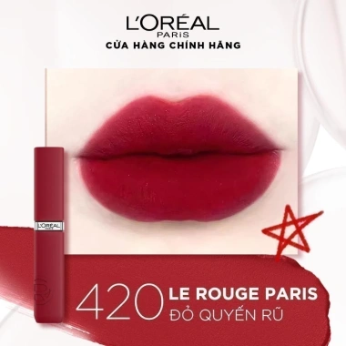 Son kem mịn lì nhẹ môi LOreal Paris Matte Resistance 5ml 16H lâu trôi 289.000đ 12 Son kem mịn lì nhẹ môi LOreal Paris Matte Resistance 5ml 16H lâu trôi 289.000đ 12