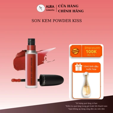 Son Kem Powder Kiss Liquid Lipcolour - Son kem lì lâu trôi, màu mịn, giá ưu đãi 800k