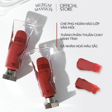 Son Kem Thuần Chay Muzigae Manson Objet Liquid 6ml - Mịn Lì, Lâu Trôi, Chính Hãng