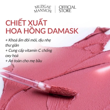 Son Kem Thuần Chay Muzigae Manson Objet Liquid 6ml - Mịn Lì, Lâu Trôi, Chính Hãng