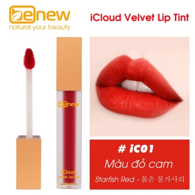Son kem TINT lì BENEW iCloud Velvet - Chính hãng, lâu trôi, mềm môi, dưỡng ẩm, không trôi 239k