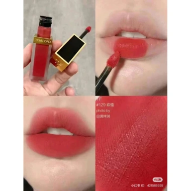 Son Kem Tom Ford Liquid Lip Luxe Matte 129 Carnal Red – Giá 599.000 VND