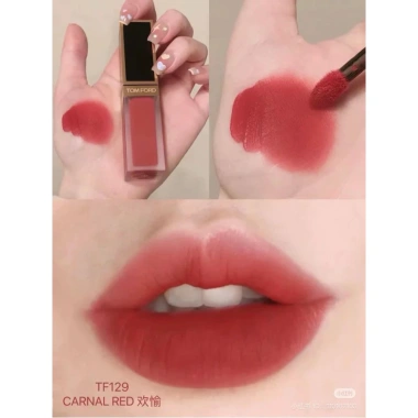 Son Kem Tom Ford Liquid Lip Luxe Matte 129 Carnal Red – Giá 599.000 VND
