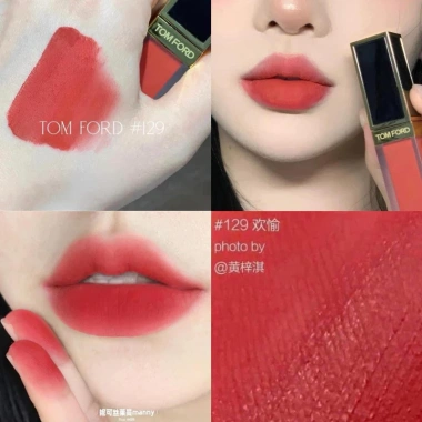 Son Kem Tom Ford Liquid Lip Luxe Matte 129 Carnal Red – Giá 599.000 VND