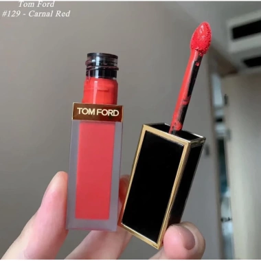 Son Kem Tom Ford Liquid Lip Luxe Matte 129 Carnal Red – Giá 599.000 VND
