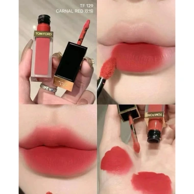 Son Kem Tom Ford Liquid Lip Luxe Matte 129 Carnal Red – Giá 599.000 VND