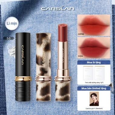 Son lì CARSLAN Matte Kiss mịn nhẹ, lâu trôi 3.2g - Chỉ 269.000đ