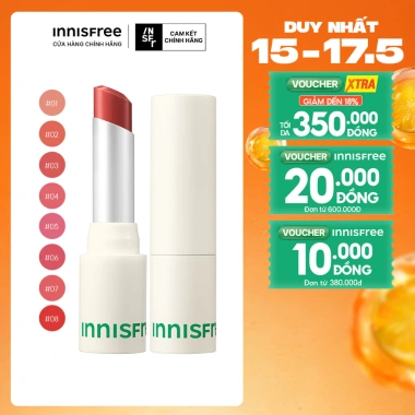 Son lì dạng thỏi siêu nhẹ Innisfree Airy Matte 3.5g Giá ưu đãi 361.000₫