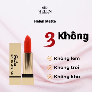 Son Lì Helen Matte Lipstick 3,5gr – Không lem, không trôi, không khôi, Giá chỉ 335.000₫