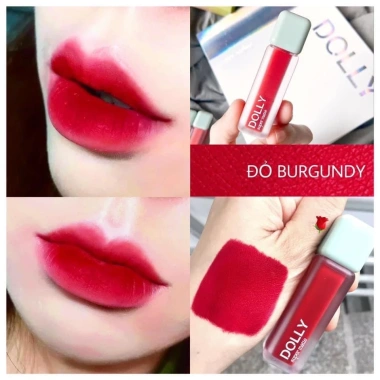 Son Lì Kem SUPER MATTE Không Chì Cao Cấp Chính Hãng - Đỏ Burgundy 90k