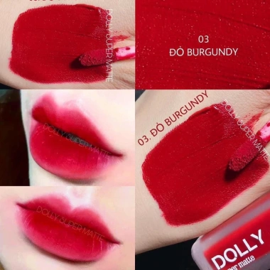 Son Lì Kem SUPER MATTE Không Chì Cao Cấp Chính Hãng - Đỏ Burgundy 90k 4 Son Lì Kem SUPER MATTE Không Chì Cao Cấp Chính Hãng - Đỏ Burgundy 90k 4